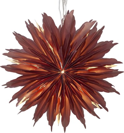 Star Trading papieren ster Dis, rood, kerstdecoratie, 40 cm