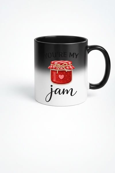 Magische Mok 'You're My Jam' - Warmtegevoelige Liefdesmok met Jam Pot Design