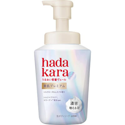 LION - Hadakara Premium Moist Body Care Soap Foam Soap 500ml