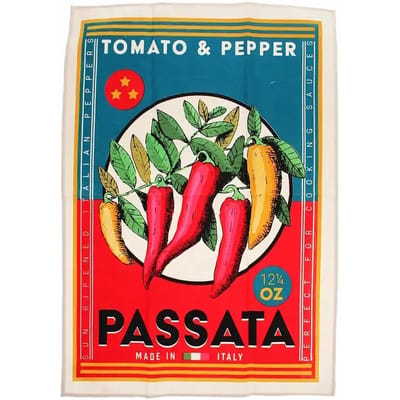 Katoenen theedoek Rex London Vintage Passata