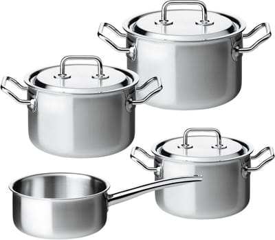 Spring Brigade Premium Pannenset - 4-delig - RVS