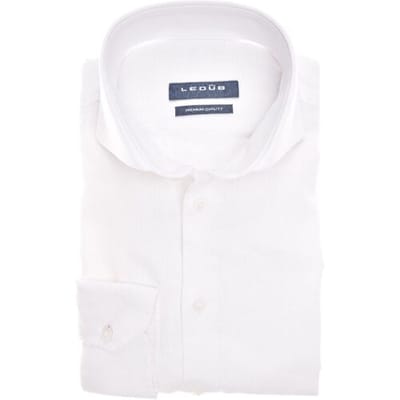 Ledûb Overhemd Casual Linen Blend Wit / male