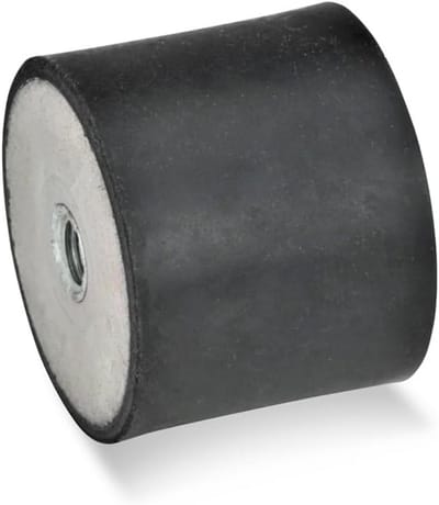 Aanslagbuffer 60-40-M10 | Natuurlijk Rubber Buffers voor Aggregaten | 2 Stuks