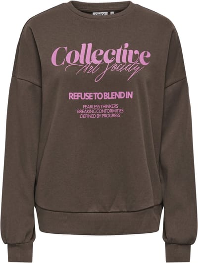 ONLY- ONLOFELIA L/S O-NECK UB CS SWT - Dames - Sweatshirt