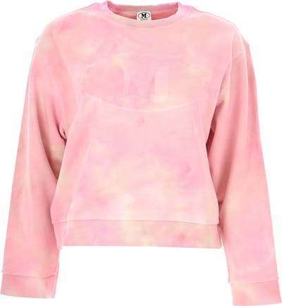 M Missoni • korte roze sweater met logo • maat XS