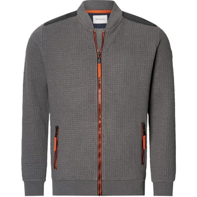 Babista herren Sweatvest - 48/50 - donkergrijs - Plus Size