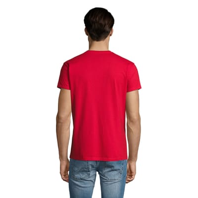 SOLS Heren Imperial V Hals T-shirt (Rood)