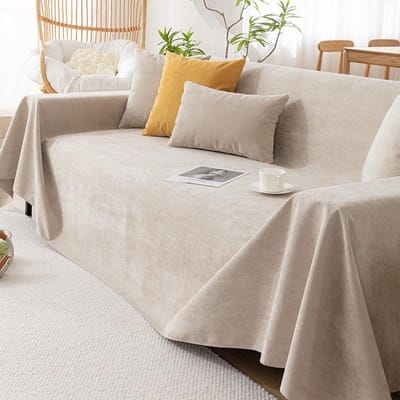 Waterdichte en Lekbestendige Bankhoes Scandinavische Stijl Volledige Hoes Stof Vierseizoenen Antislip en Krasbestendig Huisdier Bankhoes 180*130cm