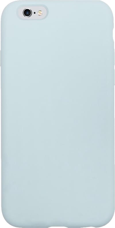 BMAX Siliconen hard case hoesje geschikt voor Apple iPhone 6/6s / Hard Cover / Beschermhoesje / Telefoonhoesje / Hard case / Telefoonbescherming - Zeeblauw
