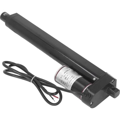 Lineaire Elektrische Actuator 1000N 200mm Slag IP65 Zwart Lineaire Actuator met Eindschakelaar 24V Lineair