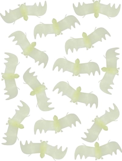 Fosforescerende witte vleermuis decoraties - Feestdecoratievoorwerp