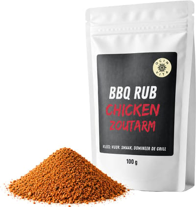 Kipkruiden Zonder Toegevoegd Zout 100g – Zoutarme BBQ Kruiden voor Barbecue, Airfryer & Oven – Ocin Vita