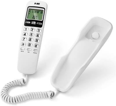 Vaste Telefoon met Nummerherkenning, Grote Knoppen en Helder Geluid voor Thuis en Kantoor