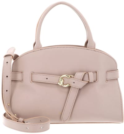 COCCINELLE Leren handtas schoudertas Sabine Handbag Rosette beige