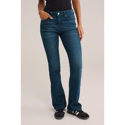 WE Fashion 5-pocket Mid Waist Dark Blue Taglia: W26L30 | Pantaloni larghi Outlet | Donna | Blu