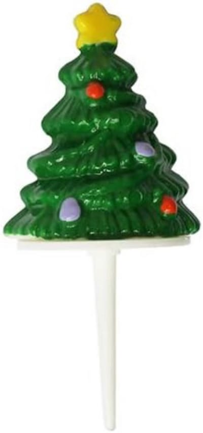 Thuys – Mini Kerstboom Cake Topper Set – 24 Stuks – Feestelijke Taartdecoratie Voor Kerst