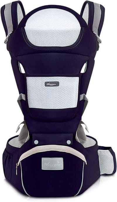 Baby Draagzak - Heupdrager - Comfortabel Dragen - Multifunctioneel Ontwerp - 0 tot 36 Maanden - Blauw