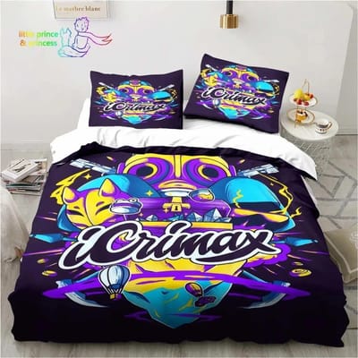 Icrimax 3D Print Beddengoed Set Eenpersoons Twin Volledig Queen King Maat Bedset Volwassene Kind Slaapkamer US King 264x228cm