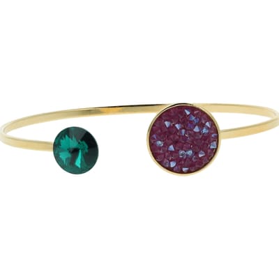 OTAZU Classic Rocks Bracelet Light Amethyst Purple, Green Size: OS | Bracelets Outlet | Dames | Groen