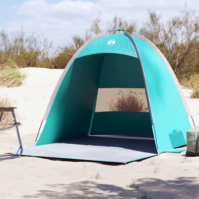 vidaXL - Strandtent - 3-persoons - waterdicht - zeegroen
