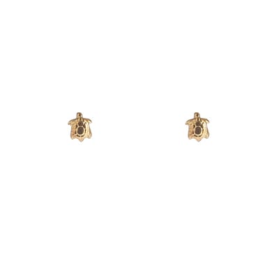 Go Dutch Label Oorknoppen Turtle Stud Goudkleurig