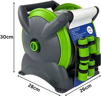 Tuinslang Set - Slanghaspel Compleet - Water Geven - Knikvrije Slang - 15 Meter