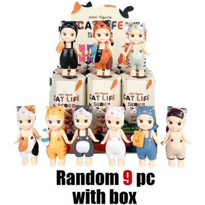 Engel Miniatuur Figuur Kat Leven Serie Blind Box Actiefiguren Speelgoed Sieraden Poppenmodel voor Fans Kinderen Kerstcadeaus