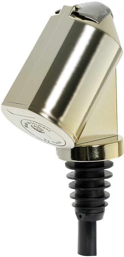 Maatschenker "Bottle Master 3000", voor 0,5 - 1,5 liter flessen, schenktuit, goud, Serveerhoeveelheid: 40 ml