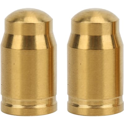 2 Pièces Bouchon de Valve en Alliage de Titane pour Vélo Pneu de Vélo Cache-poussière Accessoires pour Vélos de Route American style Gold