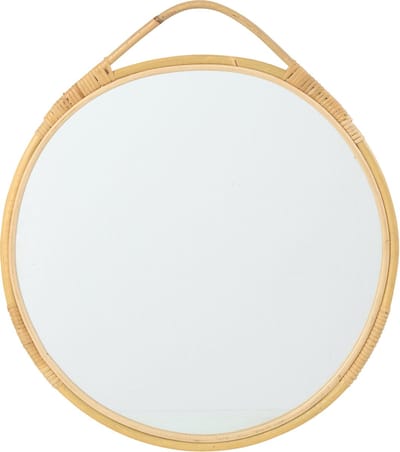 J-Line spiegel Jordan Rond - glas - naturel