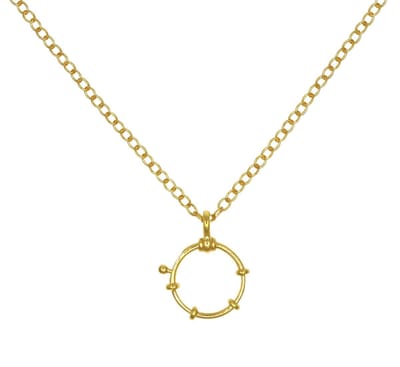 ARLIZI 1943 Ketting roer hanger - verguld - 45 cm