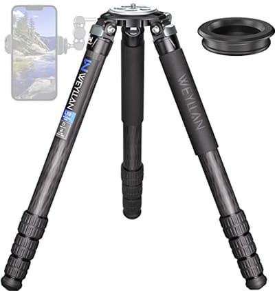 Professioneel Statief van Koolstofvezel - 160 cm - Voor DSLR-camera's en Filmopnames