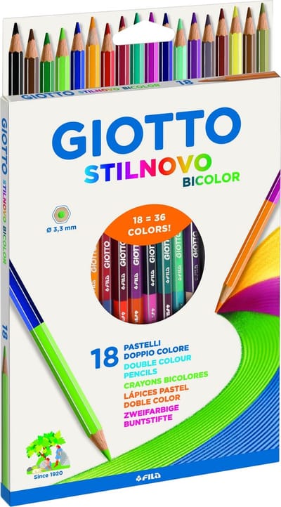 Giotto Stilnovo Bicolor 18 pcs