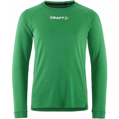 Craft Rush 2.0 Running Longsleeve Kinderen - Groen | Maat: 134/140