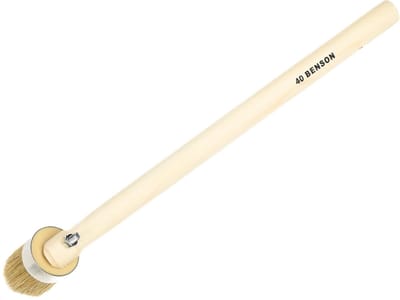 Benson Kwast Bokkepoot - Maat 10 - Houten Steel - Stevige Haren - Gladde Afwerking