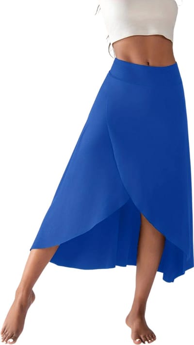 Livano Broekrok Dames - Skort - Korte Broek - Culotte - Wandelrok - Blauw - Maat XS