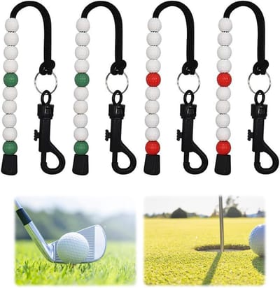 Golf Score Teller - 4 Stuks Plastic Golf Beads, Stroke Counter en Resultaatmeter voor Nauwkeurige Scores