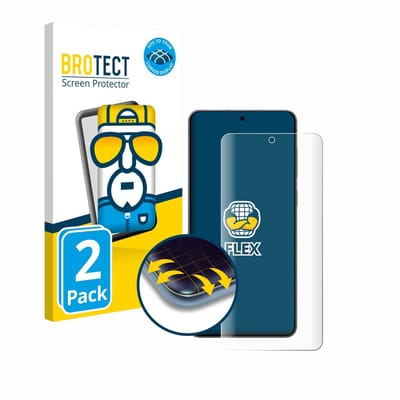 BROTECT - Screenprotector voor Samsung Galaxy S25 Edge - Folie Beschermfolie transparant volledig dekking - 2 Stuks