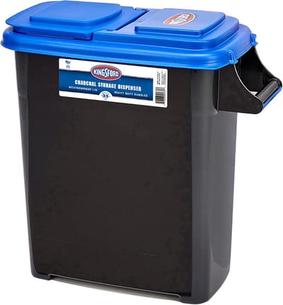 Houtskooldispenser 20 Liter Opslag voor Barbecue