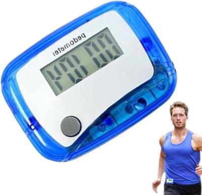 Digitale Stappenteller - Loopmeter Activiteitentracker - Fitness Doelen Behalen - Real-time Voortgang Updates - 5 x 4 x 3 cm