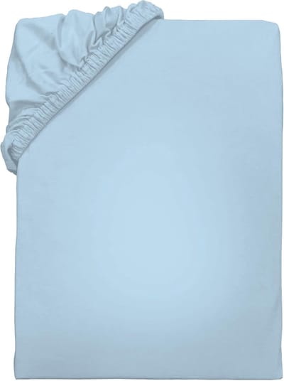 BINK Bedding Hoeslaken Lichtblauw 90 x 200 - 100% Jersey Katoen