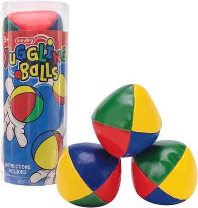 Jongleerballen set - Balans oefenen - Vaardigheden trainen - Vinyl afdekking - 3 stuks - Kleurrijk