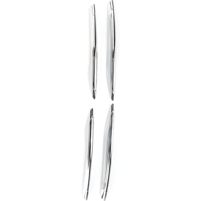4 stuks Voor Mistlamp Sierlijsten Vervanging voor Mercedes Benz E-Klasse W213 E200 E300 2021 zwart