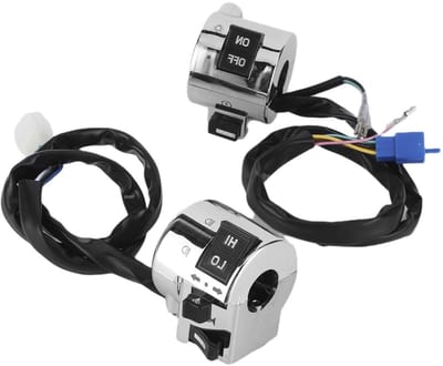 Stuurschakelaar Montage voor Motorfiets - Universeel 25mm - Richtingaanwijzer Koplamp Hoorn - Montagebediening