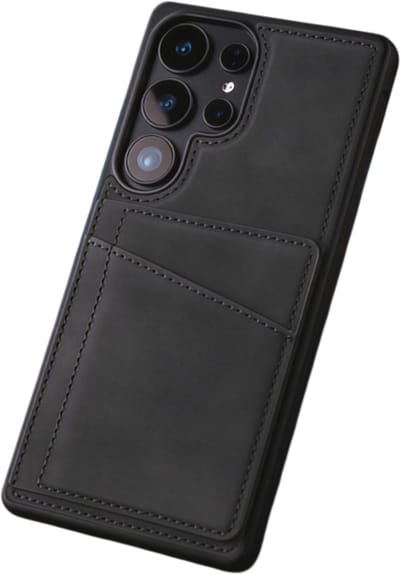 Premium Leren Telefoonhoesje met Kaartsleuven en Portemonnee Functie – Geschikt voor Samsung Galaxy S25 Wallet Case voor Optimale Bescherming-Zwart