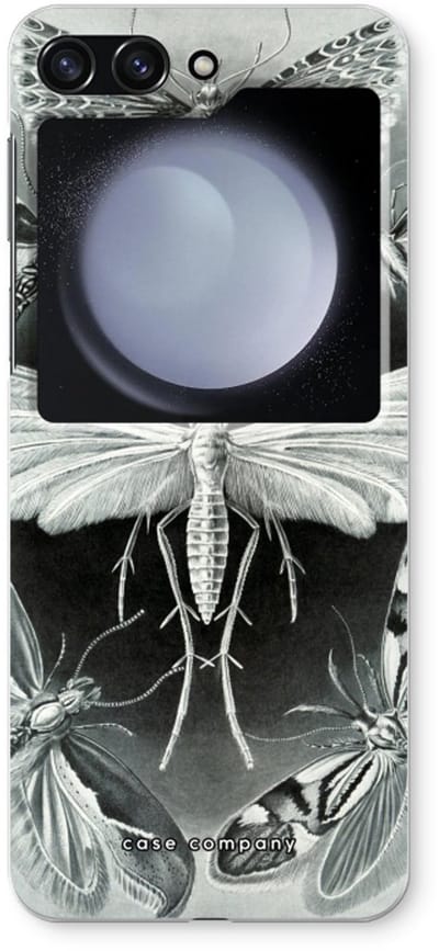 Case Company® - Hoesje geschikt voor Samsung Galaxy Z Flip5 hoesje - Haeckel Tineida - Soft Cover Telefoonhoesje - Bescherming aan alle Kanten en Schermrand