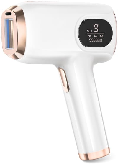 longziming -Laser Harsverwijderaar 3-in-1 – 9 Vermogensniveaus, LCD-scherm, Veiligheidsfunctie en Snelle Thuis Haarverwijdering voor Lichaam en Gezicht
