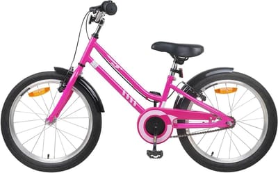 Kinderfiets - Jongensfiets Meisjesfiets - Buiten Fietsen - Klassiek Design - 20 inch - Roze Zwart
