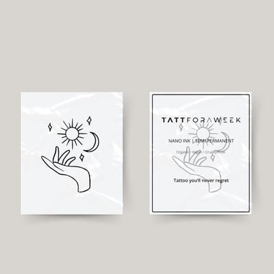 Tijdelijke tattoo in balans | Neptattoo volwassenen | Tijdelijke tattoo voor volwassenen | Temporary tattoo | Plaktattoos voor volwassenen | Neptattoos | Probeer zorgeloos een tattoo | tattforaweek