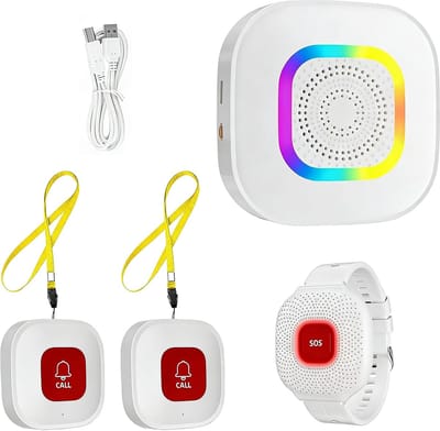 Alarmknop voor Ouderen - Persoonlijk Alarm - Senioren Alarm - SOS Armband - Noodknop voor senioren